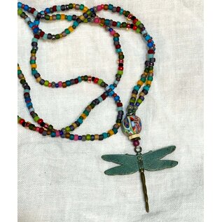 KATE'S BAUBLES- COLORFUL DRAGONFLY