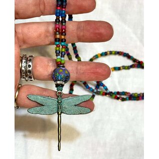 KATE'S BAUBLES- COLORFUL DRAGONFLY