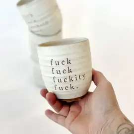 HANDMADE TUMBLER- FUCKITY