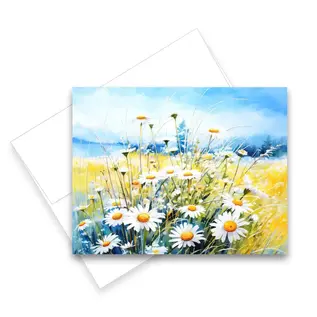 ARIA  NOTECARD - DAISIES