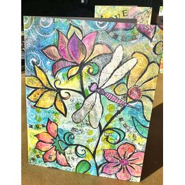 NOTE CARD - DRAGONFLY by KATE