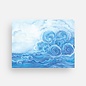 NOTE CARD - BLUE WAVES by KATE