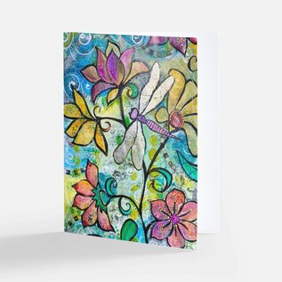 NOTE CARD - DRAGONFLY by KATE