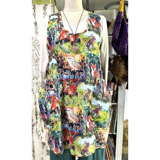 KAMALA DESIGNS APRIL APRON -  FOREST FRIENDS  MEDIUM