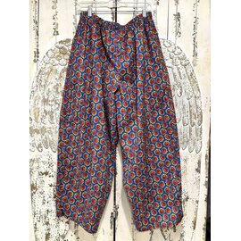 KAMALA DESIGNS KATE PANT -  SUNFLOWERS ON BLUE