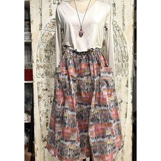 KAMALA DESIGNS OONA SKIRT - INKED LINES