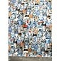 CITY CATS FABRIC- 1/2 yard