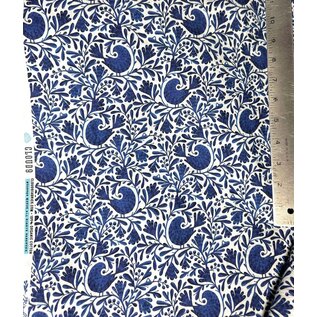 BLUE BIRDS FABRIC- 1/2 yard