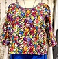 KAMALA DESIGNS VIBRANT FLORAL POSEY TOP