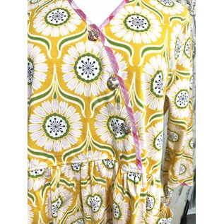 KAMALA DESIGNS MELISSA TUNIC - POP SUNFLOWERS- SIZE LARGE