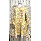 KAMALA DESIGNS MELISSA TUNIC - POP SUNFLOWERS- SIZE LARGE