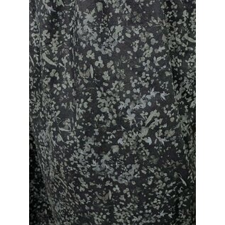 KAMALA DESIGNS JESSE CROP PANT- CHARCOAL DITSY BOTANICAL - LARGE