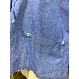 MORRY JACKET in PERIWINKLE BLUE - ONE SIZE