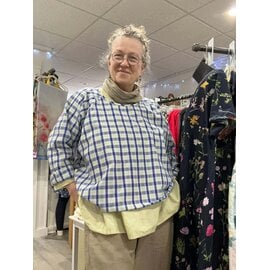 LILY SEERSUCKER PLAID  XL