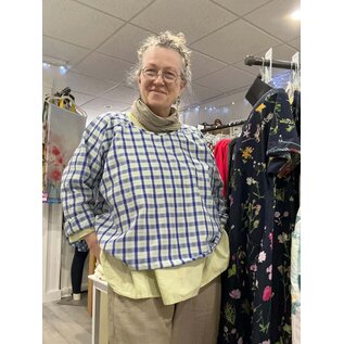 LILY SEERSUCKER PLAID  XL