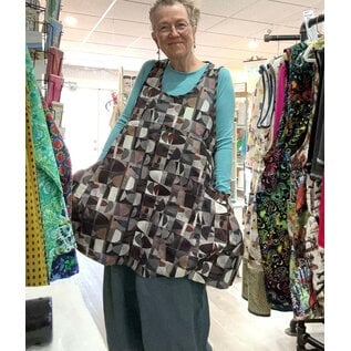 ZANN TUNIC - GREYS - FREE SIZE