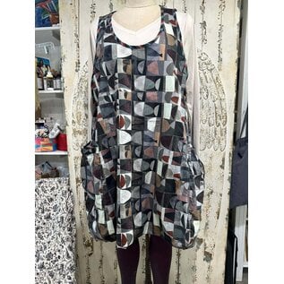 ZANN TUNIC - GREYS - FREE SIZE