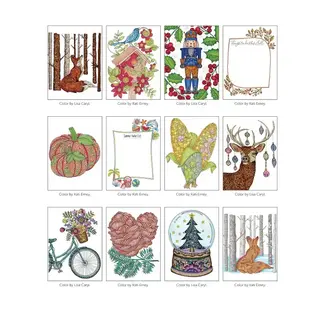 THROUGH THE SEASONS COLORING BOOK