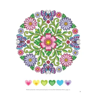 BUTTERFLY MANDALAS COLORING BOOK
