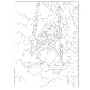 GARDEN GNOMES COLORING BOOK