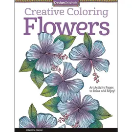 FLOWERS CREATIVE COLORING BOOK