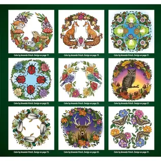 FOREST MANDALAS COLORING BOOK