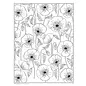 MODERN FLOWERS COLORING BOOK