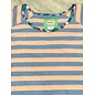 LILY TOP PEACH BLUE STRIPE SMALL