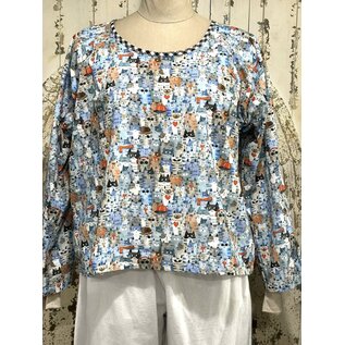 KAMALA DESIGNS LILY TOP - CITY CATS -