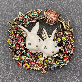 SPARKLY BUNNIES PIN