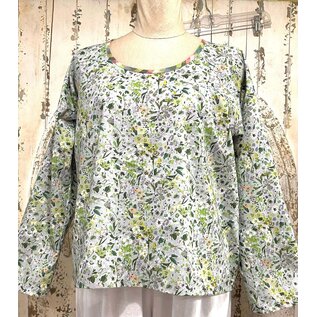 KAMALA DESIGNS LILY TOP - SOFT BOTANICAL -