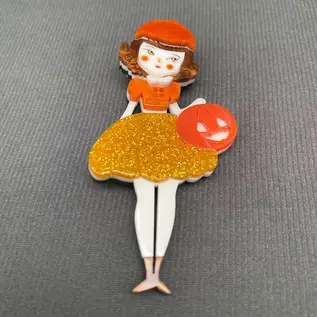 PUMPKIN GIRL PIN