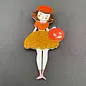 PUMPKIN GIRL PIN