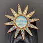 SPARKLY SUN FACE PIN