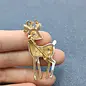 SPARKLY DEER PIN