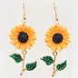 SUNFLOWER EARRINGS