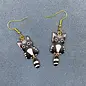 TUXEDO KITTY EARRINGS