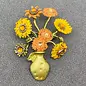 VAN GOGH INSPIRED SUNFLOWERS PIN