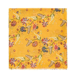 SCARF - MUSTARD FLORAL