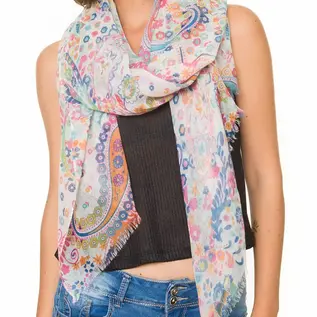 SCARF - PASTEL PAISLEY