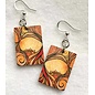 KATE'S ART EARRINGS - ORANGE