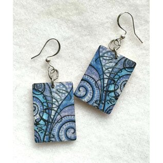KATE'S ART EARRINGS - VIOLET
