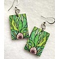 KATE'S ART EARRINGS - GREEN