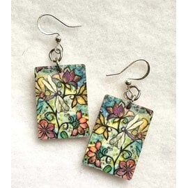 KATE'S ART EARRINGS - DRAGONFLY