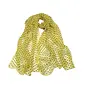 YELLOW  POLKA DOT SCARF