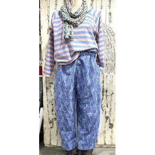 KAMALA DESIGNS KATE PANT -  PERIWINKLE FERNS