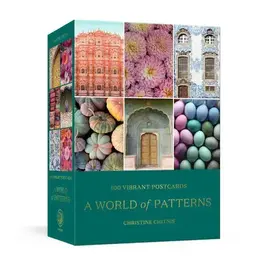 A WORLD OF PATTERNS- 100 POSTCARDS BOX