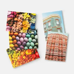 A WORLD OF PATTERNS -100 POSTCARDS BOX