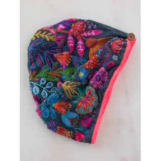 HAIR TOWEL WRAP ASSORTED FLORALS