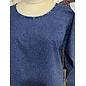 PETUNIA - NAVY WITH WHITE PINDOTS- LARGE
